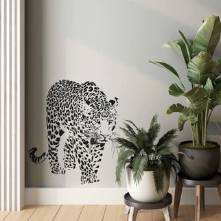 Sticker Murale 3D Loups Trompe-l'œil - 30x20 Cm, Adhésif Haute Qualité, Déco Facile