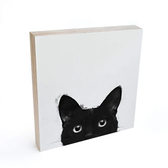 Stampa su legno da appendere - Graves - Are you awake yet - 15x15 cm 