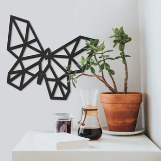 MDF Decoratie Origami Vlinder 