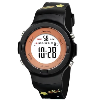 Sportarmbandsur | Digital klocka för barn och tonåringar | Black Space 