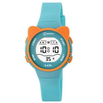 Digitalklocka sportarmbandsur | digitalklocka för barn och tonåringar | med kattöron | olika färger 