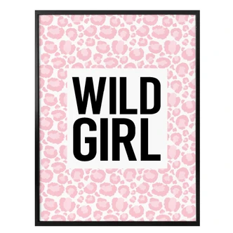 Poster Leopard - Wild Girl 