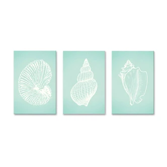 Wandbild Beach Collage 02 (3-teilig) 