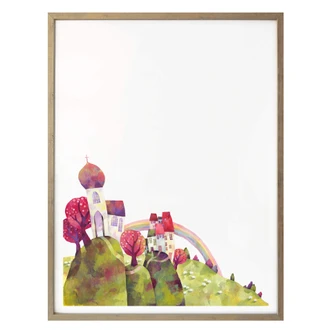 Póster Blanz - La iglesia del pueblo 