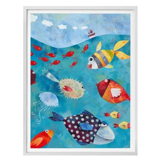 Poster Blanz - Fische im Meer 