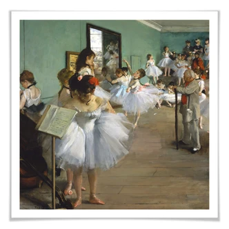 Poster Degas - Die Tanzklasse 