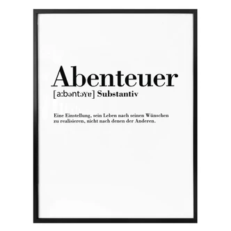 Poster Grammatik - Abenteuer 