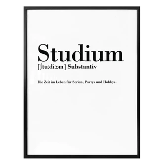 Poster Grammatik - Studium 