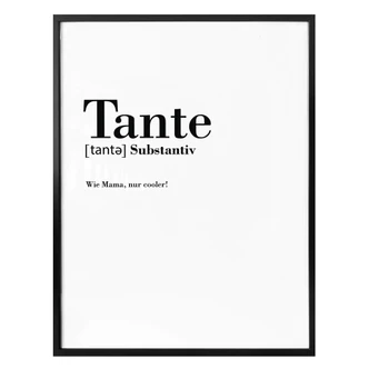 Poster Grammatik - Tante 