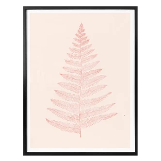 Poster Kubistika - Love Leaf 