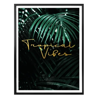 Poster Tropical Vibes 