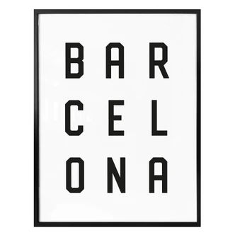 Poster – Typografie Barcelona 