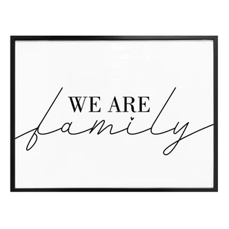 Poster We are family 