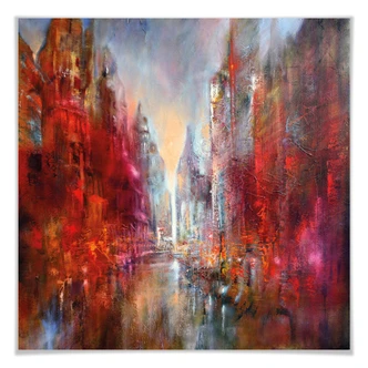 Póster - Schmucker - Ciudad catedralicia 