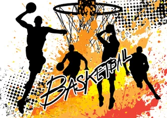 Sports Poster Basketball - Colour Splash 91,5x61 cm Sports Poster Basketball - Colour Splash 91,5x61 cm