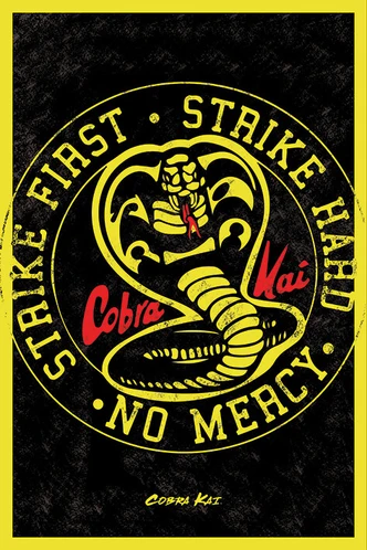 Poster, film poster Cobra Kai - Emblem 61x91,5 cm 