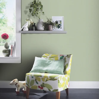 Vliestapete, Unitapete La Terrasse hellgrün 