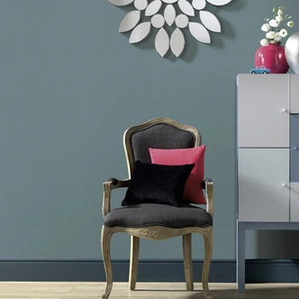 Vliestapete, Unitapete La Terrasse blau 