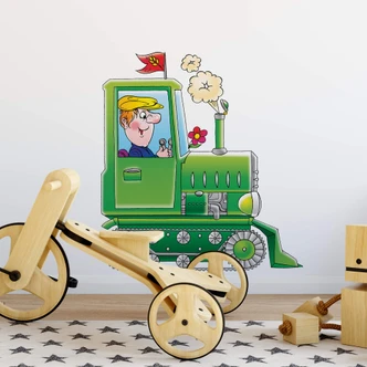 Adesivo murale - Bulldozer 