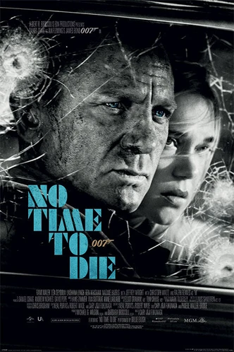 Poster, film poster James Bond - No Time To Die 61x91,5 cm 