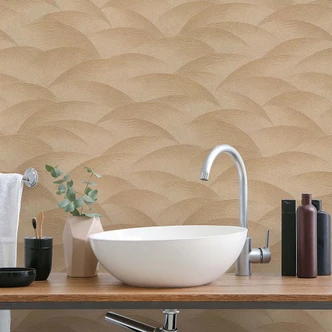 Wave wallpaper, pattern wallpaper Fashion for Walls 4 by Guido Maria Kretschmer gold 