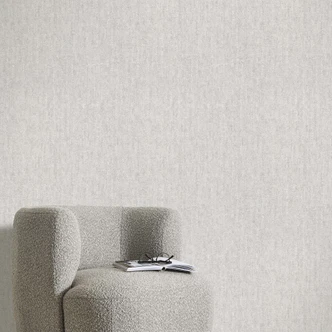 Vliestapete, Unitapete Secret Garden grau 