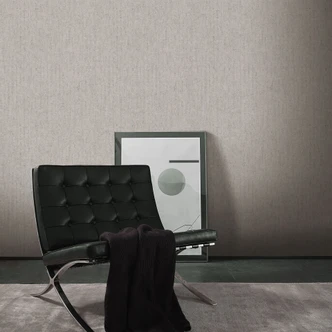 Vliestapete, Unitapete Secret Garden taupe 