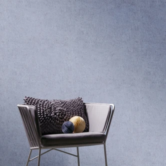 Vliestapete Betonpotik Unifarben in blau 