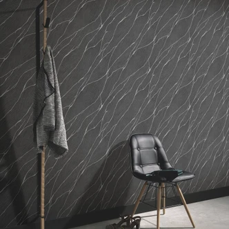 Grafiktapete Opus schwarz 