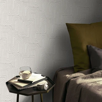 Grafiktapete Opus beige 