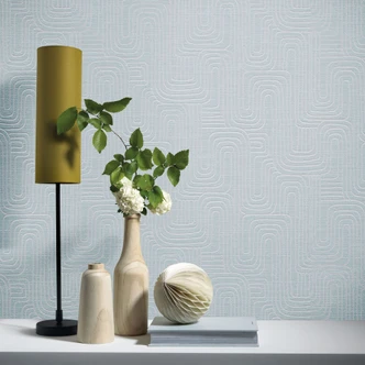 Grafiktapete Opus grün 