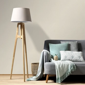 Vliestapete, Unitapete Secret Garden helltaupe 