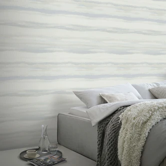 Vliestapete, Grafiktapete Aurora blau 