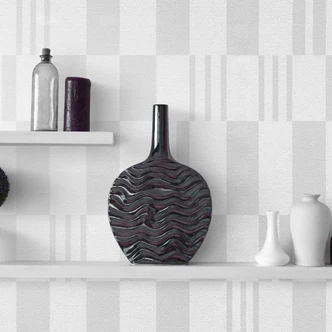 Icke-vävd tapet, grafisk tapet La Terrasse grå 