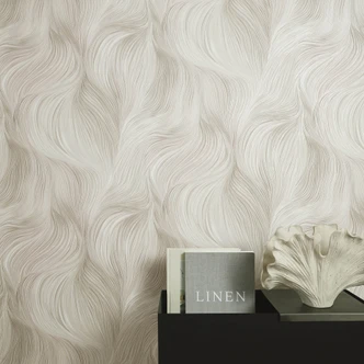 Guido Maria Kretschmer Grafiktapete Waves of Light Fashion for Walls 5 rosa 