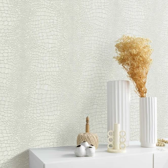 Vliestapete, Grafiktapete Cameo creme 