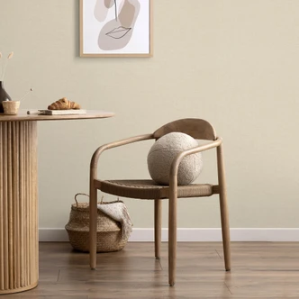 Guido Maria Kretschmer papel pintado unitario Echo & Soft Loom Fashion para pared 5 beige 