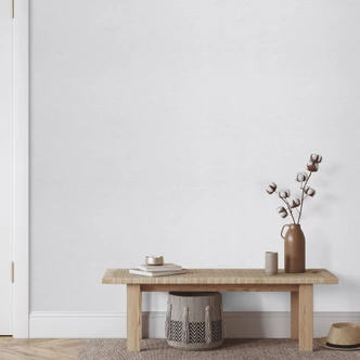 Ikke-vævet tapet i lys grå med en fin hørstruktur, subtilt moderne og tidløst Ikke-vævet tapet i lys grå med en fin hørstruktur, subtilt moderne og tidløst