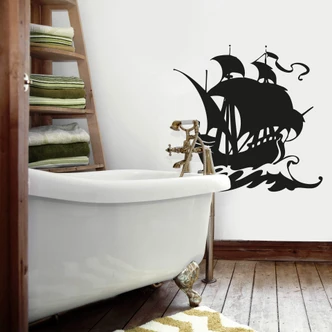 Wandtattoo Segelschiff 