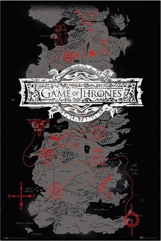 Poster, film poster Game Of Thrones 61x91,5 cm 
