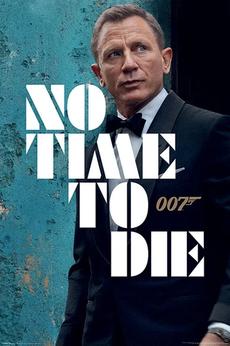 Poster, film poster James Bond - No Time To Die - Azure Teaser 61x91,5 cm Poster, film poster James Bond - No Time To Die - Azure Teaser 61x91,5 cm