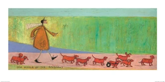 Poster Sam Toft - The March of the Sausages Impression d'art, Sam Toft (60 x 30 cm) 