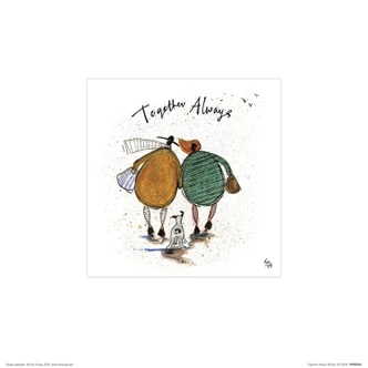 Poster Sam Toft - Together Always Kunstdruck, Sam Toft (30 x 30 cm) 