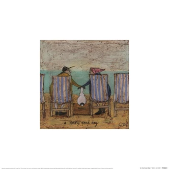Poster Sam Toft - A Very Good Dog II Kunstdruck, Sam Toft (30 x 30 cm) 