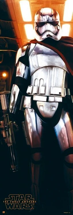 Poster cinematografico Star Wars - Captain Phasma, poster (53 x 158 cm) 