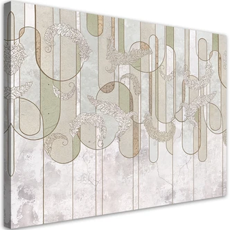 Leinwandbild, Scandi Boho Abstrakt in Beige 