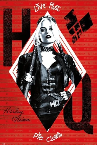 Poster, film poster The Suicide Squad - Harley Quinn 61x91,5 cm 