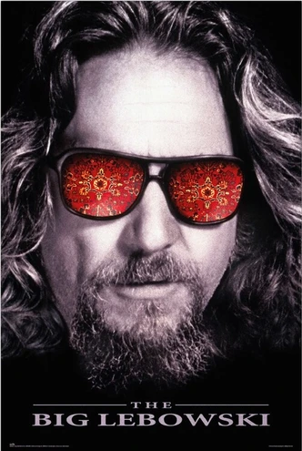 Poster, film poster The Big Lebowski - Eyes 61x91,5 cm Poster, film poster The Big Lebowski - Eyes 61x91,5 cm