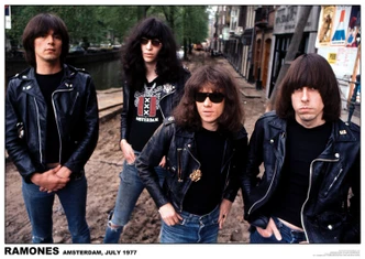 Poster Ramones - Amsterdam 1977, Poster (59,4 x 84,1 cm) 