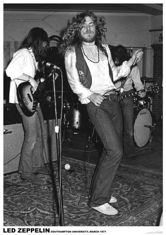 Affiche Led Zeppelin - Southampton Uni, affiche (59,4 x 84,1 cm) 